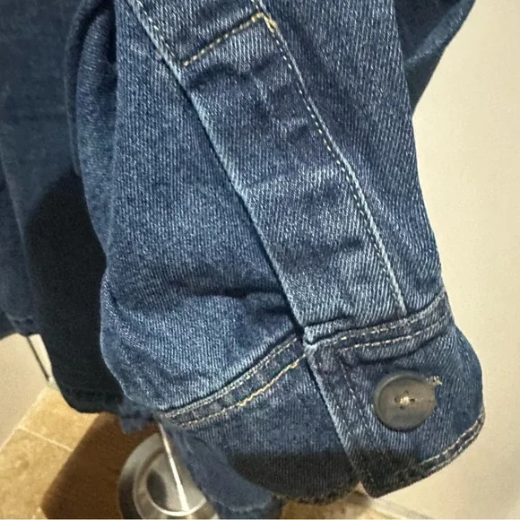 Francesca’s Oversized Denim Jacket – Dark Wash | Size S | NWT - Picture 10 of 10